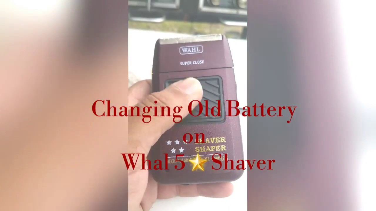 WAHL 5 Star Shaver Battery Replacement смотреть онлайн