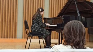 Й С Бах 3 х голосная фуга До мажор  Исп Газизова Нурия