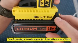 How to adapt a Black and Decker battery to be used by a Stanley Fatmax multi tool 18V