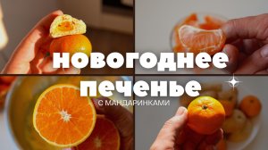 НОВОГОДНЕЕ ПЕЧЕНЬЕ 🎄 с МАНДАРИНКАМИ 🎄 все смешал и ГОТОВО!