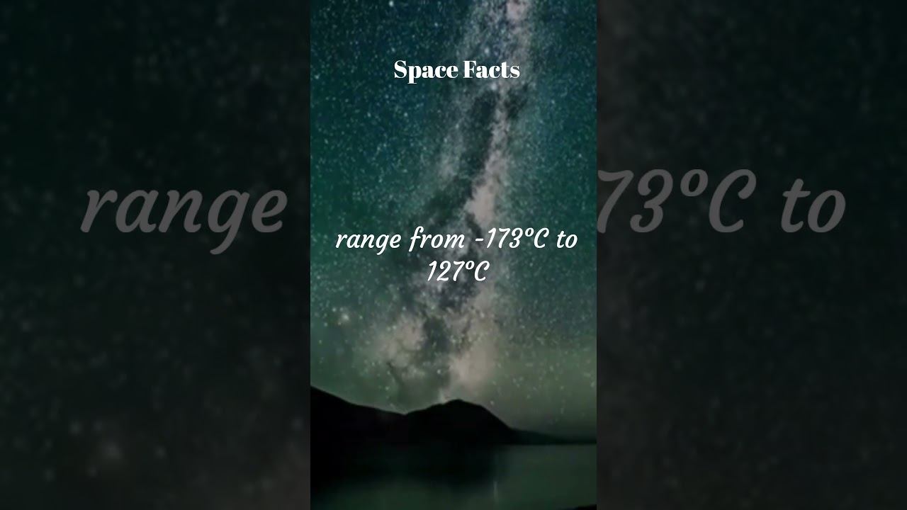 Space fact # 10 Extreme Lunar Temperature Swings: From Absolute Cold to Searing Heat on Moon