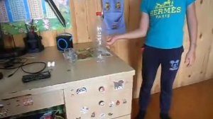 Фокус с пластиковой бутылкой