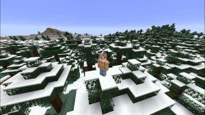 Новое выживание в зимнем биоме в майнкрафте!