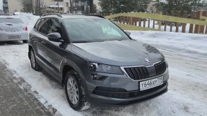 Skoda Karoq, 2021, 150 л.с.,передний привод, пробег 39400 км, один хозяин, обзор