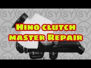 HINO clutch master repair #part 1