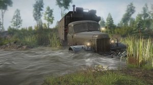 Зил 157 поехал на помощь Уазу буханки ...........  ( SnowRunner )
