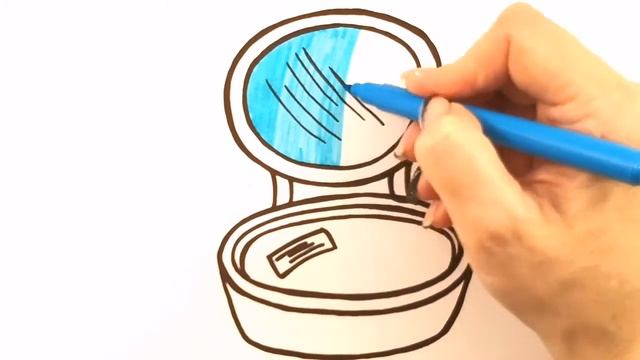 ПУДРА / КОСМЕТИКА / МЭЙКАП раскраска / Нарисуй Ка смотреть онлайн