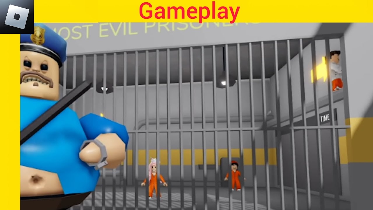 Gameplay of [УЛУЧШЕНИЕ] ПОБЕГ ИЗ ТЮРЬМЫ БАРРИ! (OBBY)