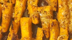 СУПЕР КУХНЯ! Очуметь, как вкусно! Тыква, запеченная в духовке с чесноком и сыром.
