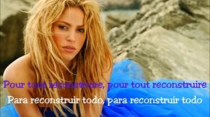 Je l'aime à mourir (SHAKIRA): letra en español y francés