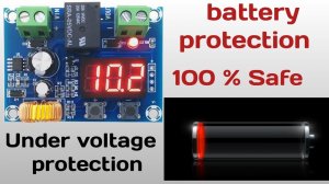 XH-M609 DC 12V-36V  OverDischarge Battery Protection Precise Undervoltage Protection Module Board