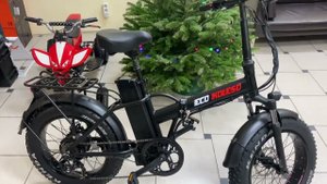 Новогодняя распродажа складных электровелосипедов (электрофэтбайков) Eco Drive V5 1000W 48V21Ah