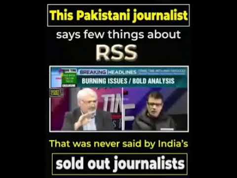 Pakistani news anchor fan of RSS смотреть онлайн