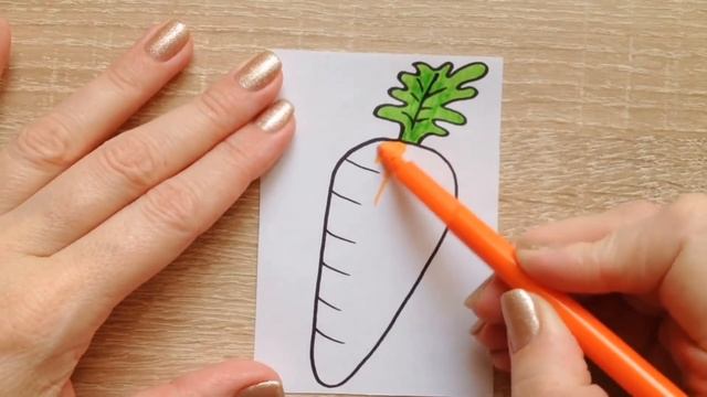 ОВОЩИ КАПУСТА, ПЕРЕЦ, МОРКОВЬ, БАКЛАЖАН, СВЕКЛА, ТЫКВА / НАРИСУЙ КА смотреть онлайн