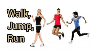 Walk, Jump, Run - American English Pronounciation