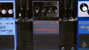 Boss MT-2 Metal Zone Effects Guitar and Bass Pedal