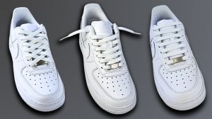 3 Cool Ways How To Lace Nike Air Force 1 (Nike Air Force 1 Lacing)