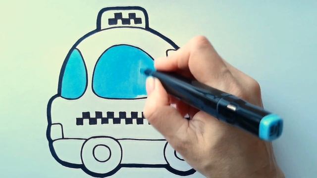 АВТО ТАКСИ / МАШИНА ДЛЯ ПЕРЕВОЗКИ ПАССАЖИРОВ / Нарисуй Ка смотреть онлайн