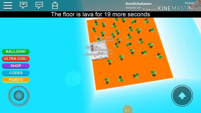Бонстики Games играют с подписчиками в игру пол это лава