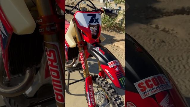 Honda CRF450X - победитель чемпионата BAJA 1000