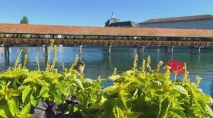 Пешая экскурсия по Люцерну, Швейцария. Красивый швейцарский город