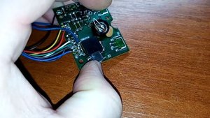 Icom HM-100N. Восстановление микрокнопки PTT