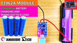 Recharging 3.7 v lithium ion battery using 03962A module