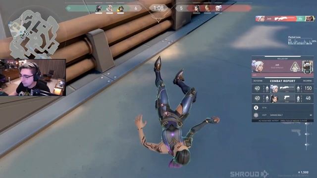 THE PACKET LOSS PLAYER - SHROUD RANKED MATCH - VALORANT смотреть онлайн