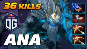 ANA 36 KILLS TINY - Dota 2 Pro Gameplay