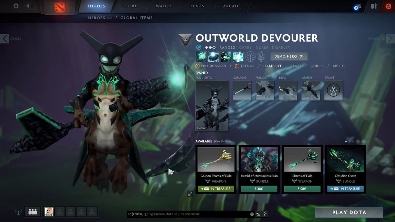 Outworld Devourer - Obsidian Deadmaus Set by Andi's Mods [Dota2mods.com] смотреть онлайн