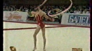 Gizikova Zarina (RUS)  ribbon    Junior Games- Moscow 1998