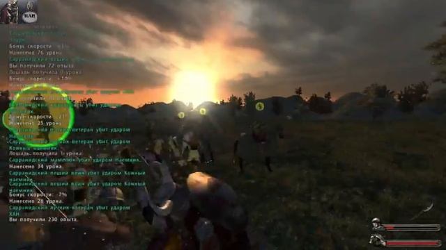 Бой рыцарей.Mount_Blade.