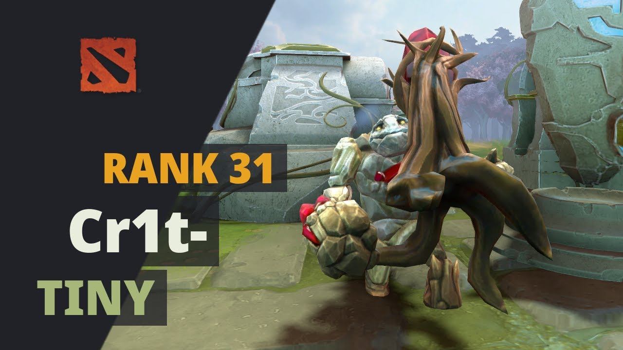 Cr1t- (Rank 31) plays Tiny Dota 2 Full Game смотреть онлайн
