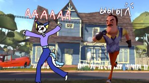 Играем в привед соседа вместе с ПОЛЬКОЙ(🐸PolyaDIY🌈) /Hello Neighbor\