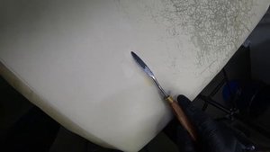 Реставрация покраска кожаного стула, сидение | реставрация кожи