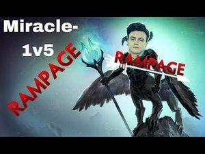 Dota 2 - Miracle - Rampage - Outworld Devourer - 1 vs 5 - ESL One Birmingham - 2019 - Team Liquid -