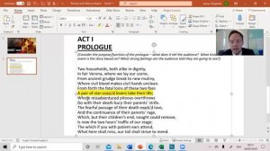 Romeo and Juliet: the prologue