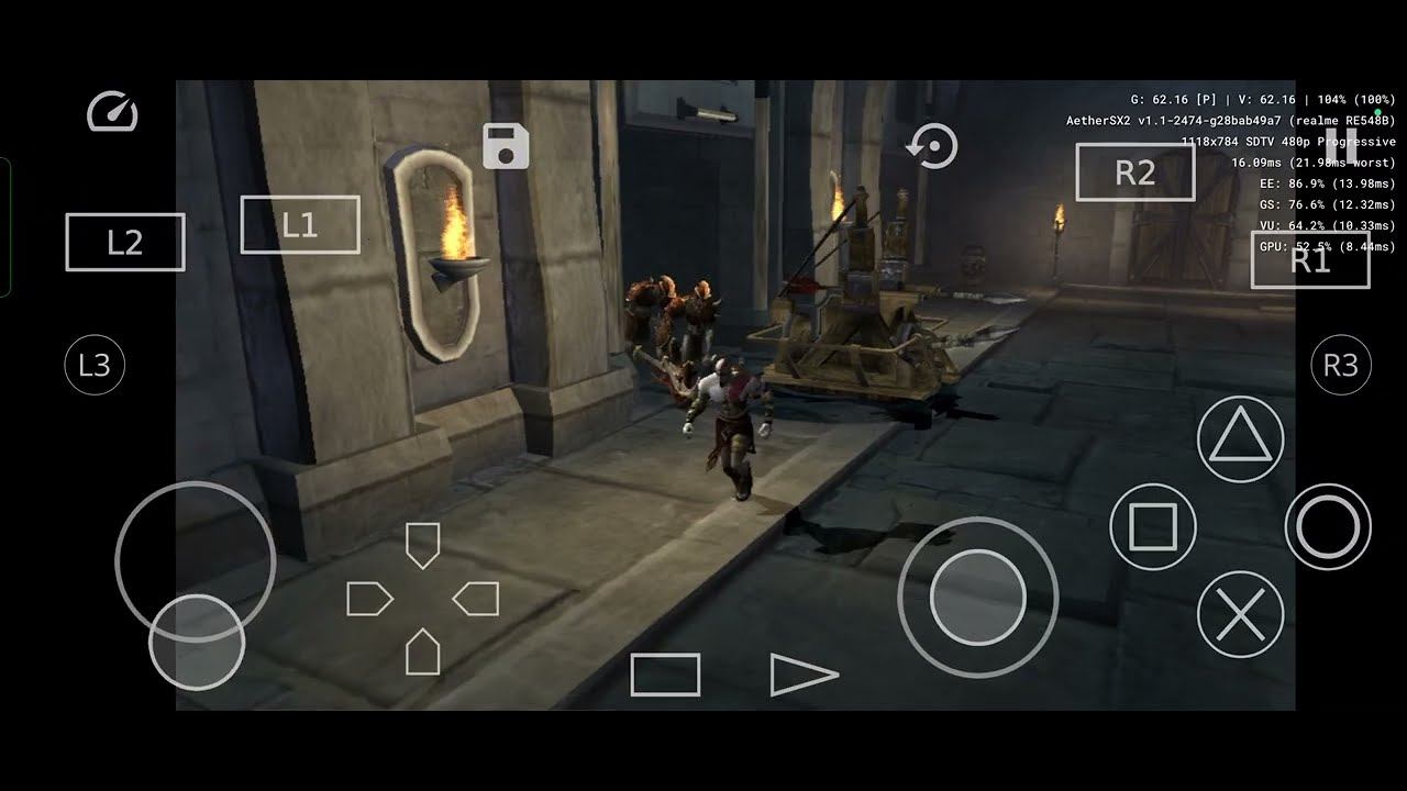 AetherSX2 | God of War 1&2 | Snapdragon 778 | Realme Q3s. смотреть онлайн