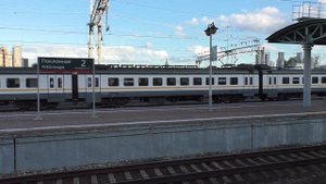 Электропоезд ЭД4М-0447 ЦППК экспресс Москва - Калуга