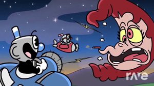 Dagames 1 And 2 🎵 - Hello Neighbor Song   Video & 🎵Cuphead Cartoon Rap Battle | RaveDJ