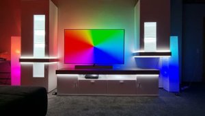 Philips Ambilight TV 65OLED936/12 + 2x2 Philips Hue color test #ambilight #huetv #philips #signify