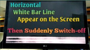 Horizontal White Barline on the Screen 42" Plasma LG TV (42PJ350R,42PJ250R)
