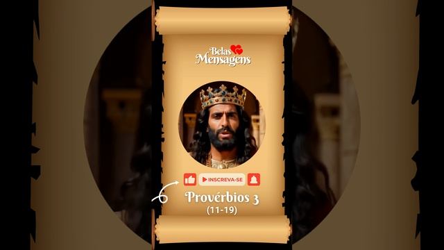 PROVÉRBIOS 3: 11-19 | A Sabedoria e a Disciplina | Reflexão e Inspiração #proverbios #mensagem смотреть онлайн