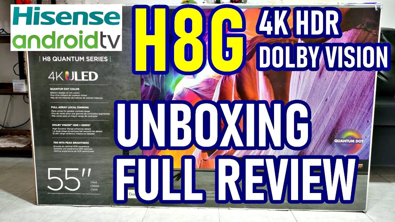 Hisense H8G Smart TV ULED: Unboxing y Review Completa - Full array, Local Dimming, Dolby vision смотреть онлайн