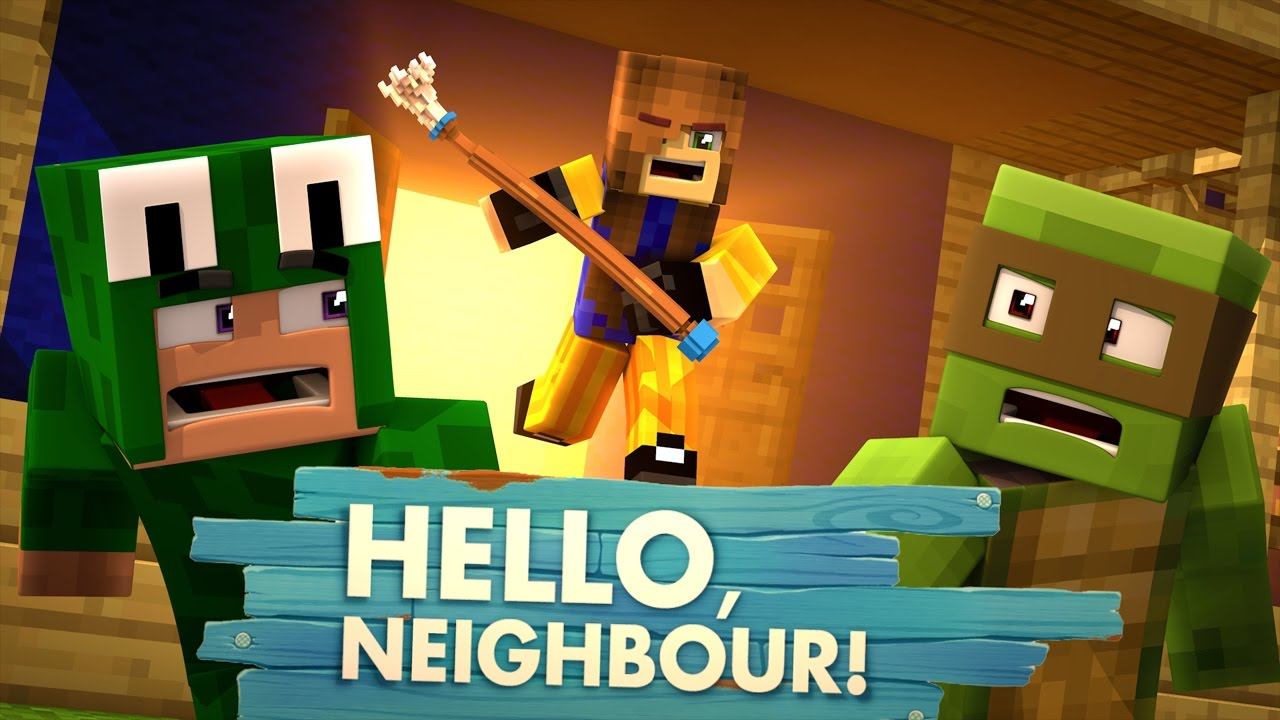Minecraft Baby Hello Neighbour - THE NEIGHBOUR IS A GIRL!? смотреть онлайн