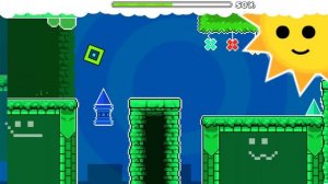 Проходим очень красивыи́ уровень в геомет3D