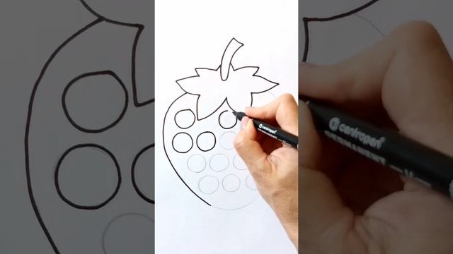 Рисуем ПОП ИТ ЯГОДА КЛУБНИКА /  Нарисуй Ка / Shorts смотреть онлайн