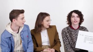 Millie Bobby Brown, Finn Wolfhard & Noah Schnapp Answer Web Most Searched Questions  / funny editio