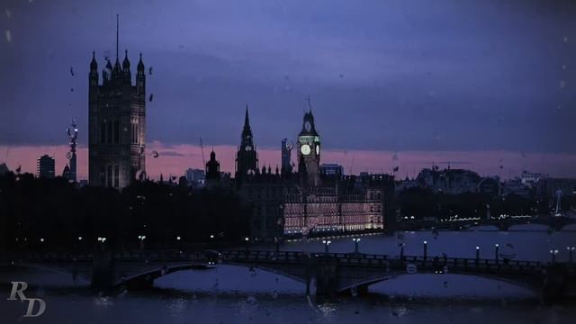 ☔️ 2 HOURS piano music | Rain Drops in London смотреть онлайн