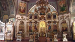 6 Свято- Вознесенский мужской монастырь , большой зал и ... г Сызрань "без прикрас" .